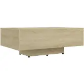vidaXL Table basse en chêne Sonoma 85x55x31 cm Bois composite