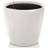 Lechuza Jardinière Classico 43 LS ALL-IN-ONE Blanc brillant 16080