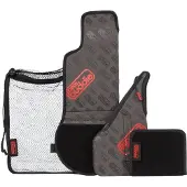 Elvedes Bikebuddie Protection Set Porte-vélos Gris / Noir