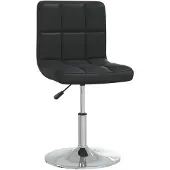 vidaXL Tabouret de bar noir similicuir