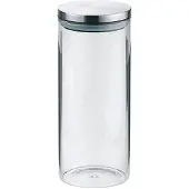 kela Boîte à provisions Baker 1,3L verre avec couvercle en acier inoxydable