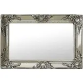 vidaXL Miroir mural style baroque 60x40 cm Argenté