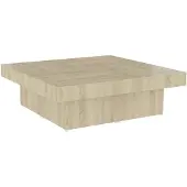 vidaXL Table basse en chêne Sonoma 90x90x28 cm Bois composite
