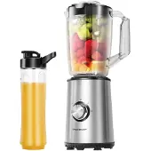 Aigostar Mixeur 350W, Smoothie Maker, 2 vitesses, sans BPA