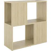 vidaXL Bibliothèque Chêne sonoma 60x24x63 cm bois d'ingénierie