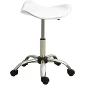 vidaXL Chaise de bureau blanc similicuir