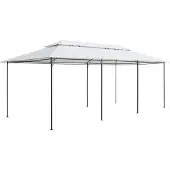 vidaXL Pavillon 600x298x270 cm Blanc 180g/m