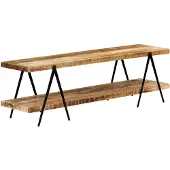 vidaXL étagère TV 160x40x50 cm bois massif manguier