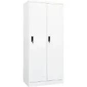 vidaXL Armoire blanche 80x50x180 cm Acier