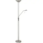 Highlight Lampe de lecture classique Luna nickel Ø 26cm