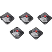 vidaXL Kit de 5 chauffages solaires pour piscine 735 W