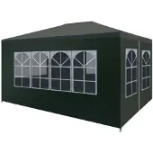 vidaXL Tente de réception 3x4 m Vert
