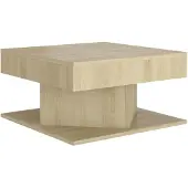 vidaXL Table basse en chêne Sonoma 57x57x30 cm Bois composite