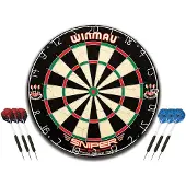 Winmau Jeu de fléchettes Sniper, fléchettes incluses