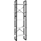 vidaXL Bibliothèque à 5 niveaux Blanc 60x30x175 cm Bois de pin