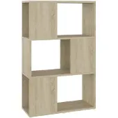 vidaXL Bibliothèque/Séparateur de pièce Chêne Sonoma 60x24x94 cm