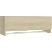 vidaXL Armoire Chêne Sonoma 100x32,5x35 cm Matériau dérivé du bois