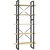 vidaXL Bibliothèque à 5 niveaux 80x30x175 cm Bois de pin