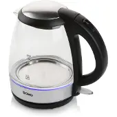 Domo DO9218WK Wasserkocher Silber/Schwarz/Transparent (DO9218WK)