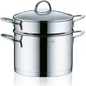 kela Marmite à pâtes en acier inoxydable avec couvercle CAILIN 24cm KL-10991