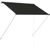 vidaXL Auvent rétractable 150x150 cm Anthracite