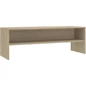 vidaXL Armoire TV Chêne Sonoma 120 x 40 x 40 cm Panneau de particules