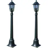 vidaXL Lampes de jardin Preston 2 pcs. 105 cm