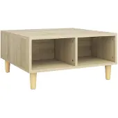 vidaXL Table basse en chêne Sonoma 60x60x30 cm Bois composite