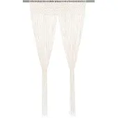 vidaXL Rideau en macramé 140x240 cm Coton