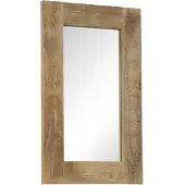 vidaXL Miroir en bois de manguier massif 50 x 80 cm