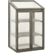 vidaXL Serre 60x45x100 cm bois de sapin