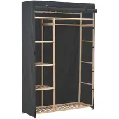 vidaXL Armoire Gris 110 x 40 x 170 cm Tissu