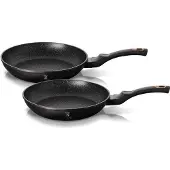 Berlinger Haus Poêles en Granit 22/26cm Noir Rose BH-1644NF