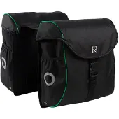 Willex Sacoches de vélo 38 L Noir et vert 16104