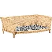 vidaXL Hundekorb mit Kissen 90x54x35 cm Saules naturels