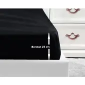 Lovely Home Drap-housse Lovely Home Noir 180 x 200 cm