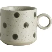 Nordal Mugs granuleux sable/vert set de 4 pièces