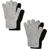 CeLaVi Gants gris chiné / noir