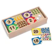 Melissa & Doug MELISSA Puzzle en bois Chiffres à reconstituer 12542