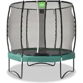 Exit Allure Premium Trampoline ø253cm – Sur pieds – Rond – Vert