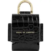 IDEAL OF SWEDEN , mini-étui pour AirPods 1/2 modèle Flootexture, noir