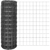 vidaXL Clôture Euro acier 25 x 1,2 m Gris