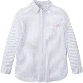 Tom Tailor 1030700 Striped Long Sleeve Shirt Blanc 140 cm Enfants