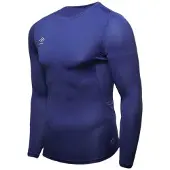 Umbro Core Crew Long Sleeve Base Layer Bleu 2XL Homme