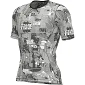 ALÉ Break Short Sleeve Base Layer Gris M Homme