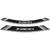 Puig 6561B Rim Strips Specials pour KAWASAKI Z800 Blanc