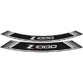 Puig Special Kawasaki Z1000 Rim Stripe Blanc