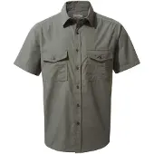 Craghoppers Kiwi Short Sleeve Shirt Gris S Homme