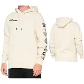 100% Hommes, Pull-over, Sweat à capuche Super Future Blanc Taille XL, Beige, (XL)