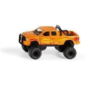 Siku Modèle réduit Dodge RAM 1500 avec pneus-ballons échelle 1:50 noir/orange